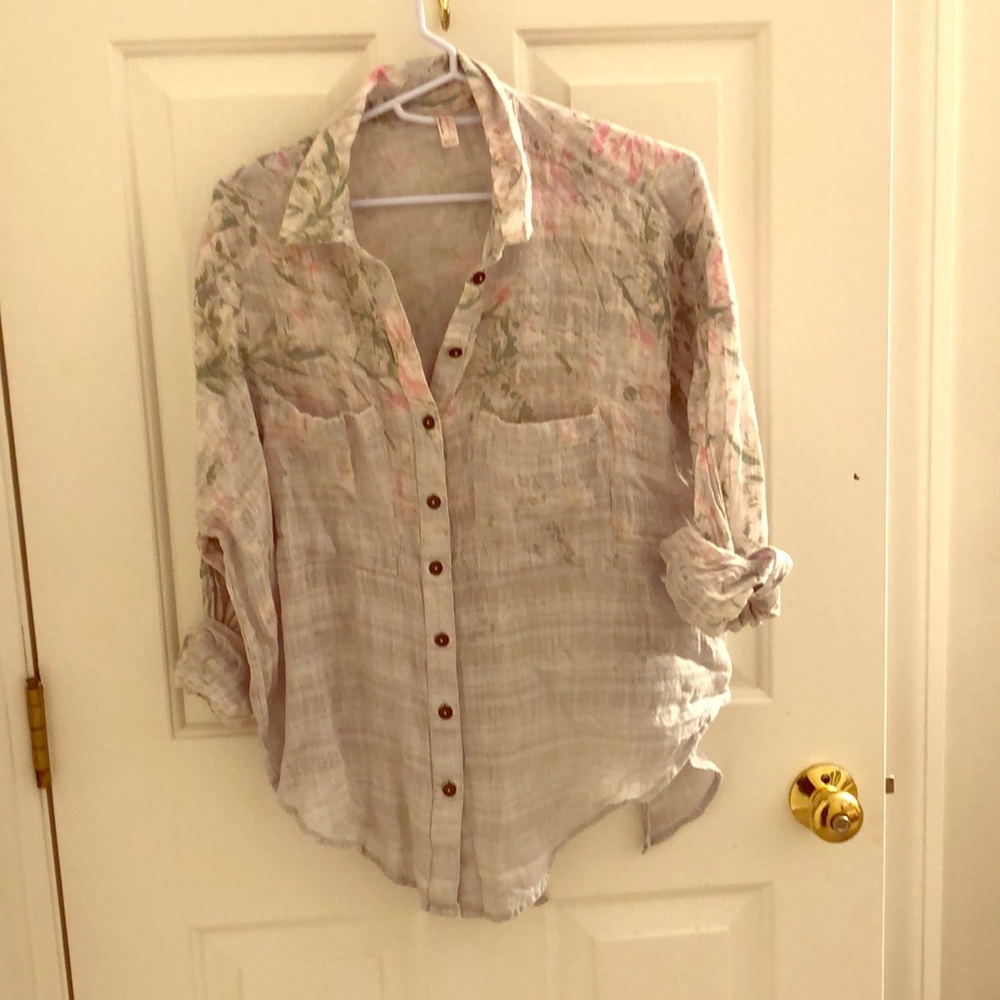 Free people button down